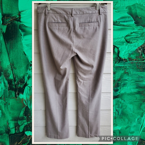 EXPRESS Khaki Beige Columnist Business Casual Professional Office Trousers Pants - Picture 15 of 15